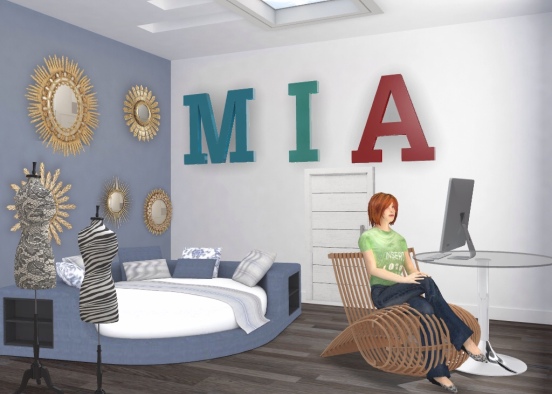 Mia room  Design Rendering