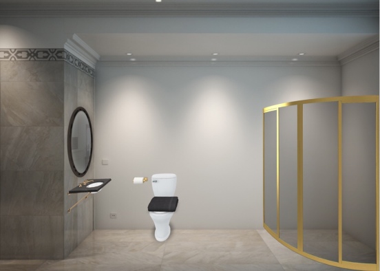 A ok bathroom Design Rendering