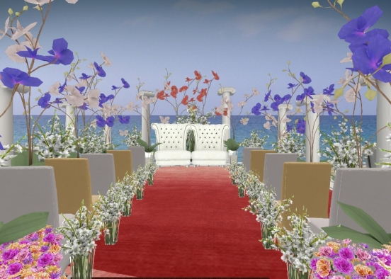 Wedding of bloom Design Rendering