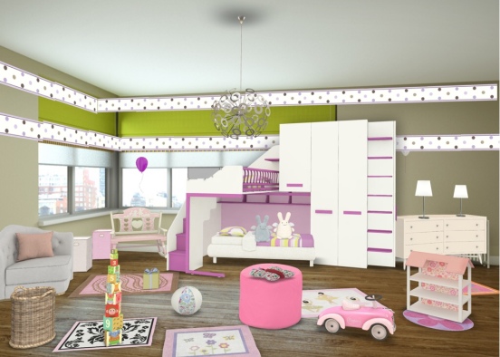 The best bedroom to a baby Design Rendering