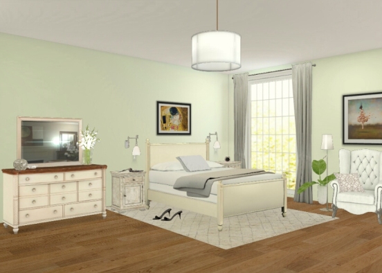 Bedroom Classico Design Rendering