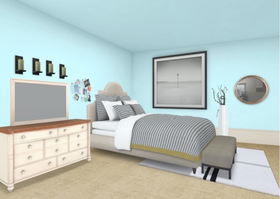 my dream bedroom number 1 Design Rendering