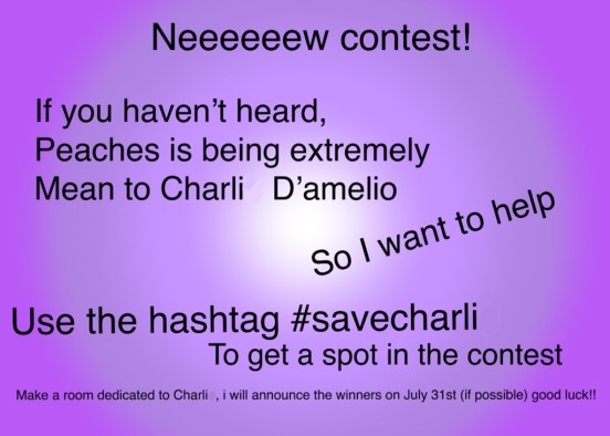 New Contest! #SaveCharli Design Rendering
