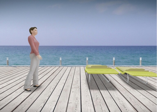 When the beach is right next to you! Design Rendering