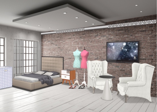 Teen bedroom 🤩 Design Rendering
