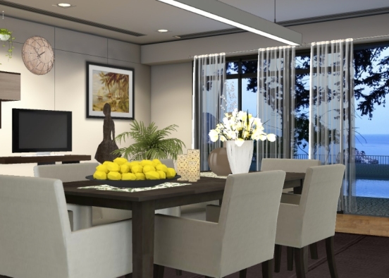 Dining A Design Rendering