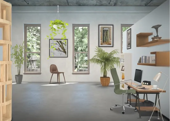 green office Design Rendering