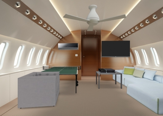Airplane luxury ever Design Rendering