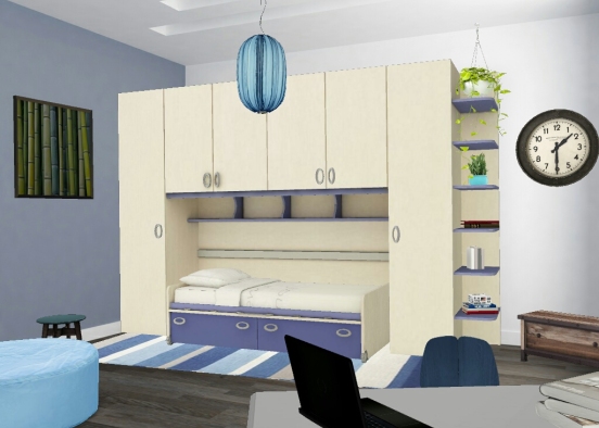 Boys bedroom #1 Design Rendering