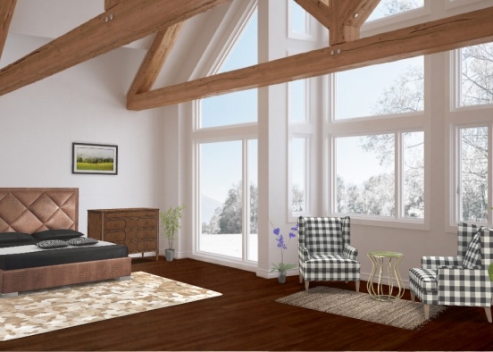 winter wonderland cabin suite ElliePK  Design Rendering