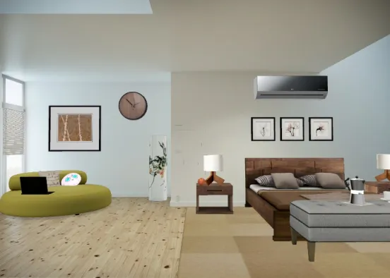 Cozy Apartment Design Rendering