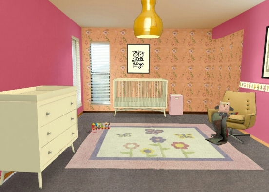 Babys room 1  Design Rendering