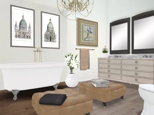 modern Victorian bathroom