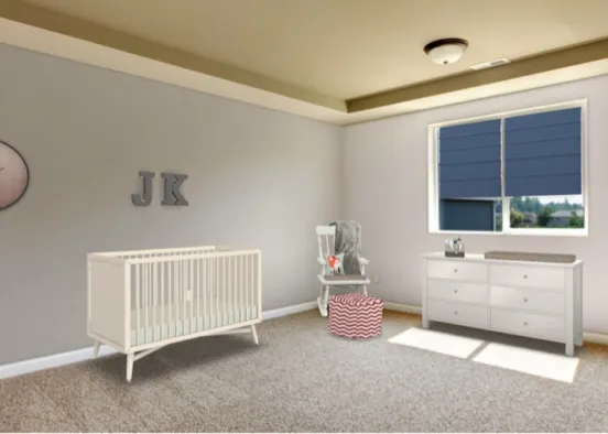 baby room!! 💙💙 Design Rendering