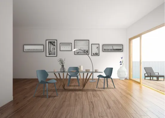 Photographer Dining Room   Design Rendering