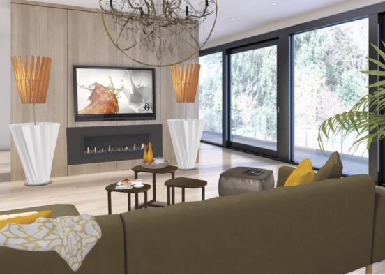 my design for living room modern ❤️❤️❤️ Design Rendering
