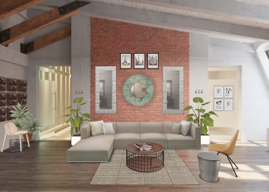 Living room in San Diego Design Rendering