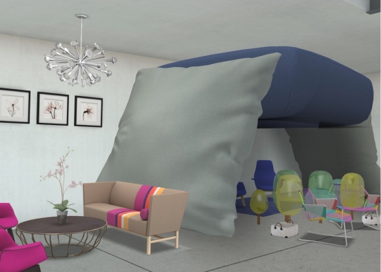Confy giant pillow fort Design Rendering