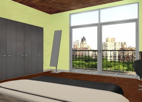 Dormitorio hermoso Design Rendering