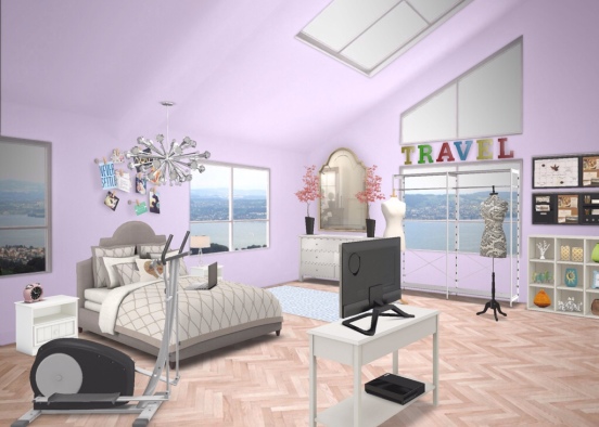 lily's dream bedroom Design Rendering