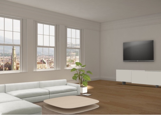 Living room xx Design Rendering
