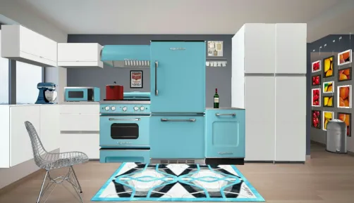 #4 Retro kitchen apartment
