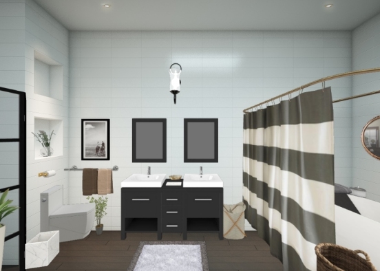 Cozy bathroom 🛀 Design Rendering