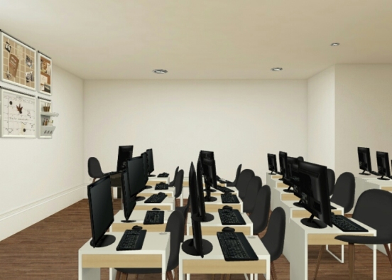 Laboratorio de computo para alumnos educación secundaria  Design Rendering