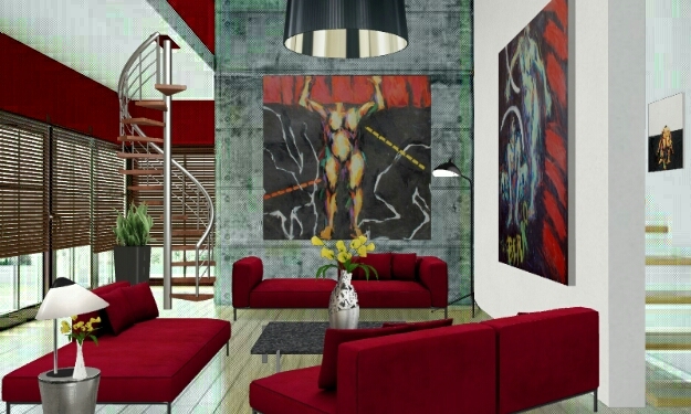 Living room...!!!*** Design Rendering