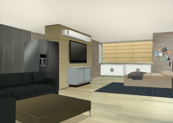Luxurious Modern Bedroom Suite Design Rendering