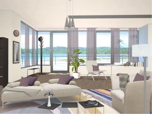 purple rest house