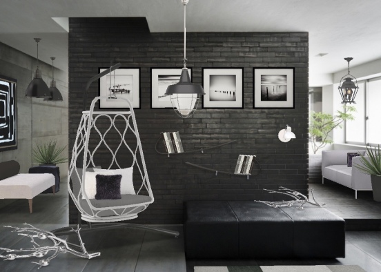 Blanco y negro 🕶 Design Rendering