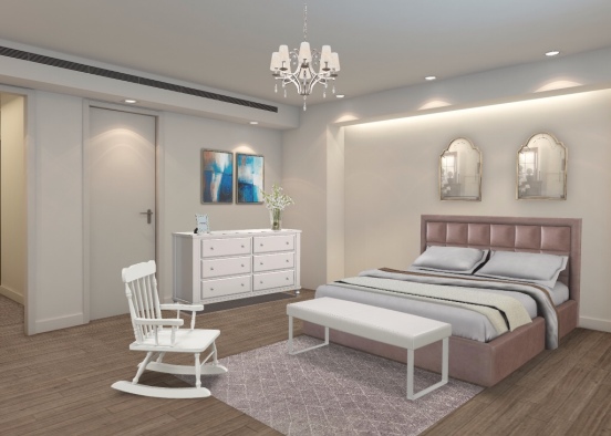 Chambre adulte  Design Rendering