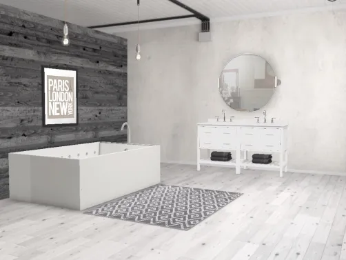 Grey bathroom