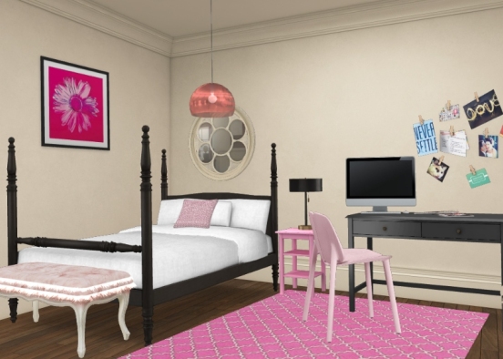 Spare bedroom Design Rendering