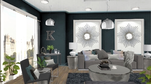 Emerald luxe apartment  Design Rendering