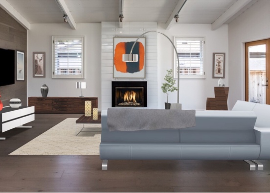 easy living room Design Rendering