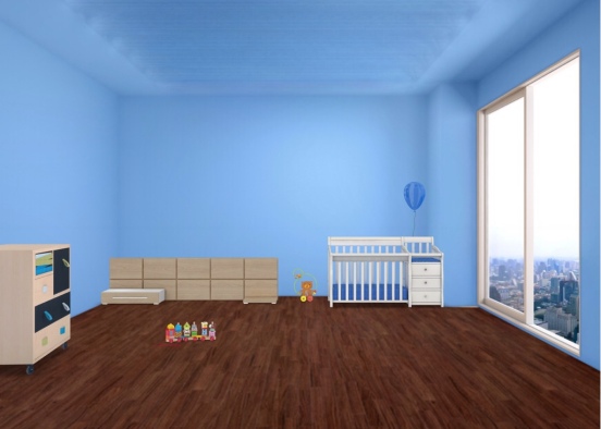 Baby boy’s room Design Rendering