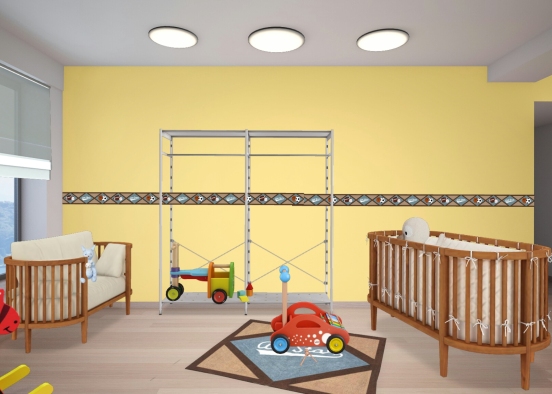 Toddler room  Design Rendering