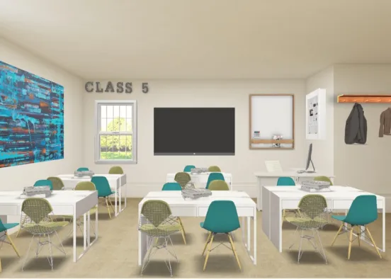 classroom Design Rendering