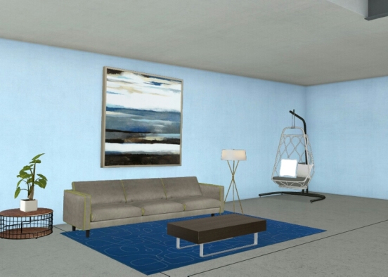 typically living room Design Rendering