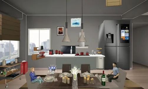 Sala da pranzo moderna