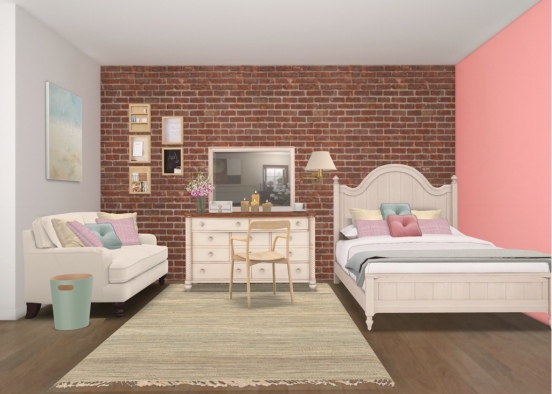 Pink bedroom 2018 Design Rendering