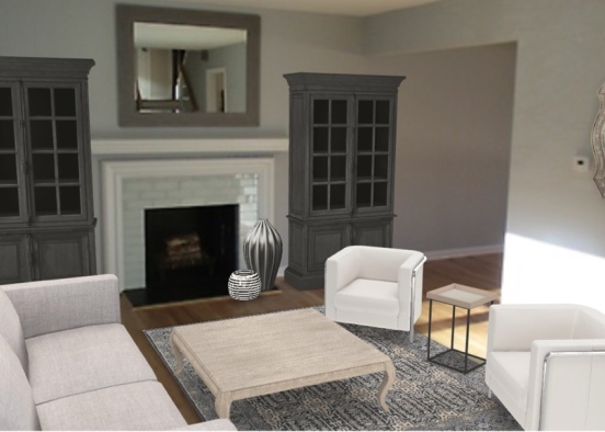new home living room Design Rendering