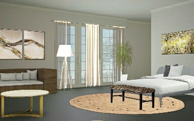 Desert Themed Room Design Rendering