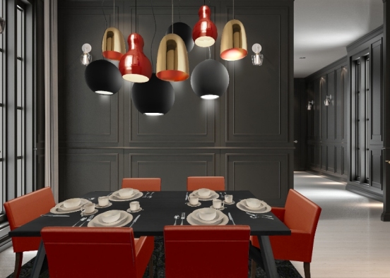 Dining room for who you love  Design Rendering