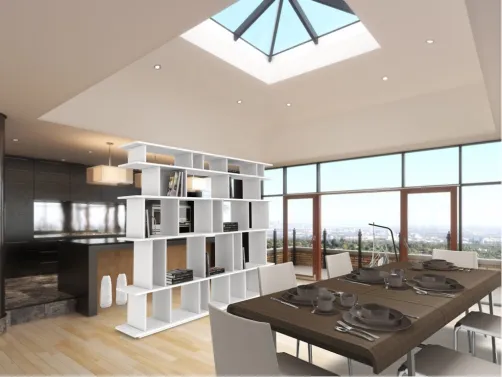 Casual dining room