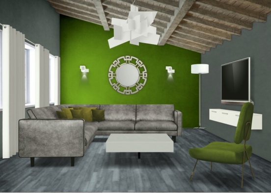 Green and grey Design Rendering