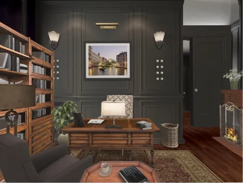 Old fashioned study