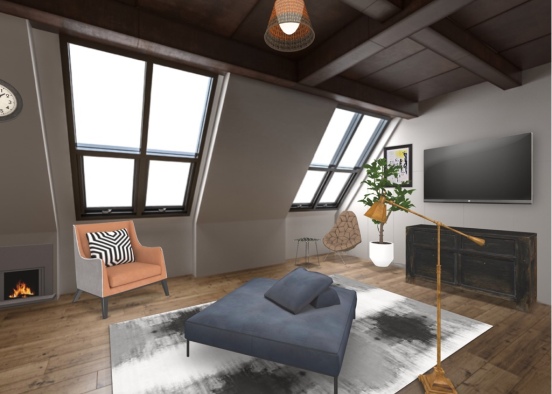 a room for relaxing Design Rendering